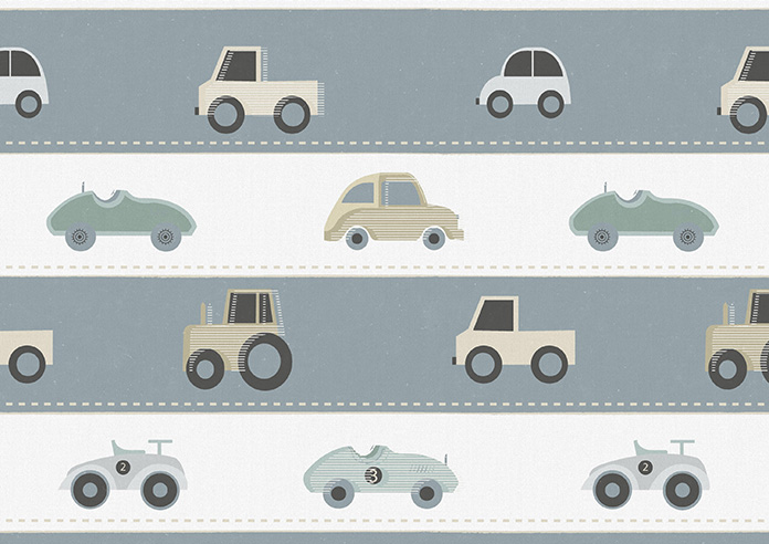 Brum Brum, Highway - Made to Measure Curtains - Image 9